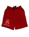 Ohio Football Adult Lounge Shorts by TooLoud-Lounge Shorts-TooLoud-Red-Small-Davson Sales