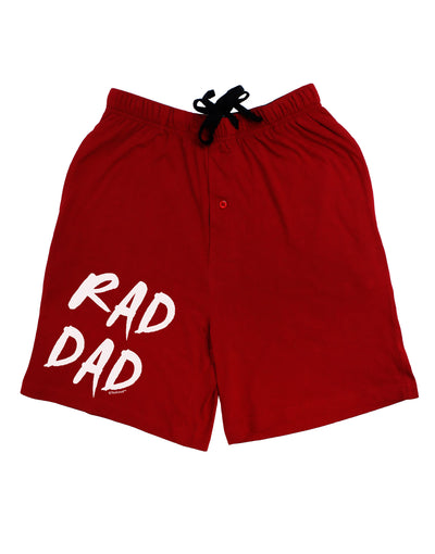 Rad Dad Design Adult Lounge Shorts-Lounge Shorts-TooLoud-Red-Small-Davson Sales