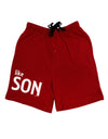 Matching Like Father Like Son Design - Like Son Adult Lounge Shorts by TooLoud-Lounge Shorts-TooLoud-Black-Small-Davson Sales