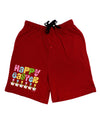 Happy Easter - Tulips Adult Lounge Shorts - Red or Black by TooLoud-Lounge Shorts-TooLoud-Black-Small-Davson Sales