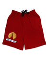 Follow Your Heart Fortune Adult Lounge Shorts-Lounge Shorts-TooLoud-Red-Small-Davson Sales