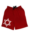 Jewish Star of David Adult Lounge Shorts by TooLoud-Lounge Shorts-TooLoud-Red-Small-Davson Sales