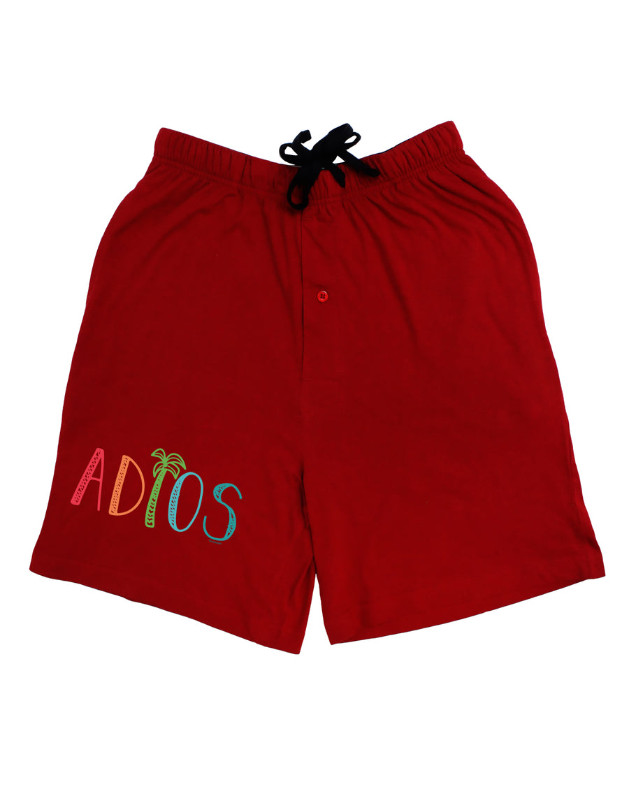 Adios Dark Adult Lounge Shorts-Lounge Shorts-TooLoud-Black-Small-Davson Sales