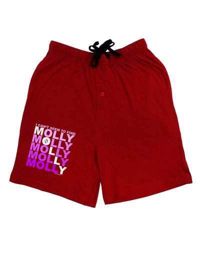 Find Molly Purple Relaxed Adult Lounge Shorts-Lounge Shorts-TooLoud-Red-Small-Davson Sales