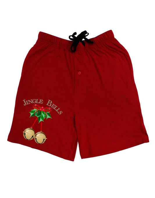 Jingle Bells Adult Lounge Shorts by-Lounge Shorts-TooLoud-Red-Small-Davson Sales