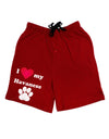 I Heart My Havanese Adult Lounge Shorts by TooLoud-Lounge Shorts-TooLoud-Red-Small-Davson Sales