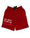 You Don't Scare Me - I Have Daughters Adult Lounge Shorts by TooLoud-Lounge Shorts-TooLoud-Black-Small-Davson Sales