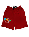 I Don't Need Google - Wife Adult Lounge Shorts - Red or Black-Lounge Shorts-TooLoud-Black-Small-Davson Sales