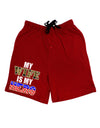 My Wife is My Hero - Armed Forces Adult Lounge Shorts by TooLoud-Lounge Shorts-TooLoud-Black-Small-Davson Sales