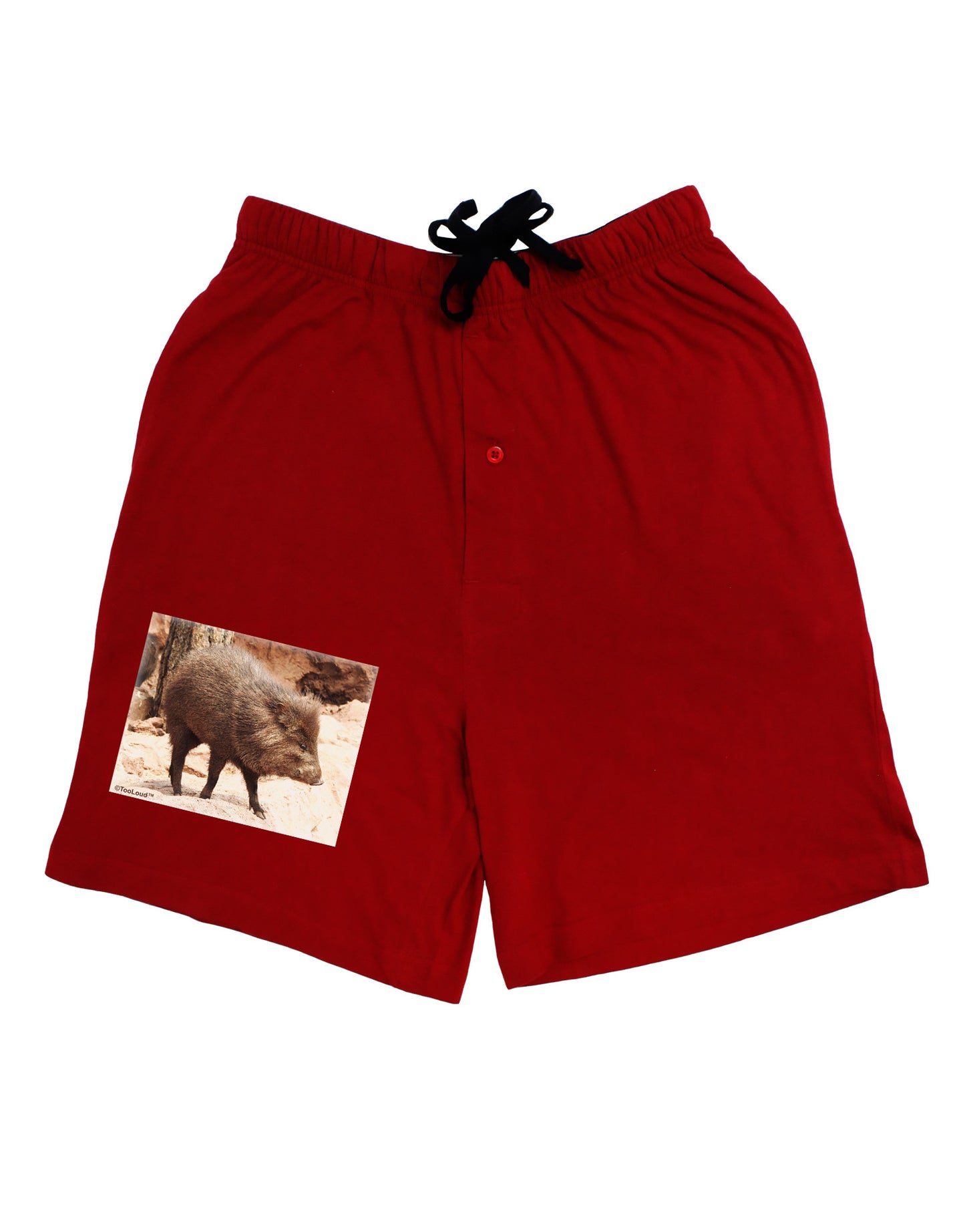 Little Javelina Adult Lounge Shorts-Lounge Shorts-TooLoud-Red-Small-Davson Sales
