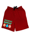 Eggspert Hunter - Easter - Green Adult Lounge Shorts - Red or Black by TooLoud-Lounge Shorts-TooLoud-Black-Small-Davson Sales