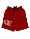 Tequila Is My Spirit Animal Adult Lounge Shorts-Lounge Shorts-TooLoud-Red-Small-Davson Sales