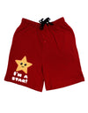 Cute Starfish - I am a Star Adult Lounge Shorts by TooLoud-Lounge Shorts-TooLoud-Black-Small-Davson Sales