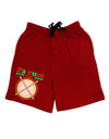 Pa Rum Pum Pum Pum Adult Lounge Shorts-Lounge Shorts-TooLoud-Red-Small-Davson Sales