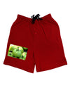 Buy Local - Green Tomatoes Adult Lounge Shorts-Lounge Shorts-TooLoud-Red-Small-Davson Sales