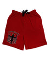 Bundeswehr Logo Deutschland Adult Lounge Shorts-Lounge Shorts-TooLoud-Red-Small-Davson Sales