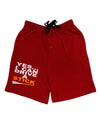 Drive Stick Orange Adult Lounge Shorts-Lounge Shorts-TooLoud-Red-Small-Davson Sales