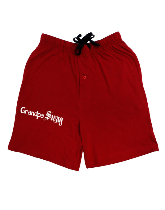 Grandpa Swag Text Adult Lounge Shorts by TooLoud-Lounge Shorts-TooLoud-Black-Small-Davson Sales