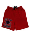 Best Dad in the Entire Universe - Galaxy Print Adult Lounge Shorts-Lounge Shorts-TooLoud-Red-Small-Davson Sales