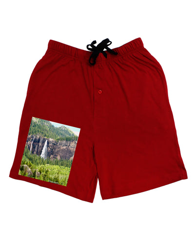 Beautiful Cliffs Nature Adult Lounge Shorts by-Lounge Shorts-TooLoud-Red-Small-Davson Sales