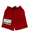 Colorado Mountain Scene Adult Lounge Shorts-Lounge Shorts-TooLoud-Red-Small-Davson Sales