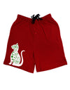 Happy St. Catty's Day - St. Patrick's Day Cat Adult Lounge Shorts - Red or Black by TooLoud-Lounge Shorts-TooLoud-Black-Small-Davson Sales