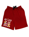 My Life Is An Anime Dream Adult Lounge Shorts by TooLoud-Lounge Shorts-TooLoud-Red-Small-Davson Sales