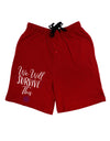 We will Survive This Dark Adult Lounge Shorts-Lounge Shorts-TooLoud-Red-Small-Davson Sales