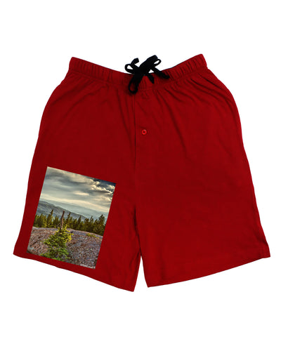 Nature Photography - Pine Kingdom Adult Lounge Shorts by-Lounge Shorts-TooLoud-Red-Small-Davson Sales