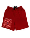 Retro Heart Man Adult Lounge Shorts-Lounge Shorts-TooLoud-Red-Small-Davson Sales