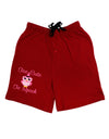 Owl Too Cute Pink Adult Lounge Shorts-Lounge Shorts-TooLoud-Red-Small-Davson Sales