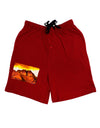 San Juan Mountain Range CO Adult Lounge Shorts-Lounge Shorts-TooLoud-Red-Small-Davson Sales