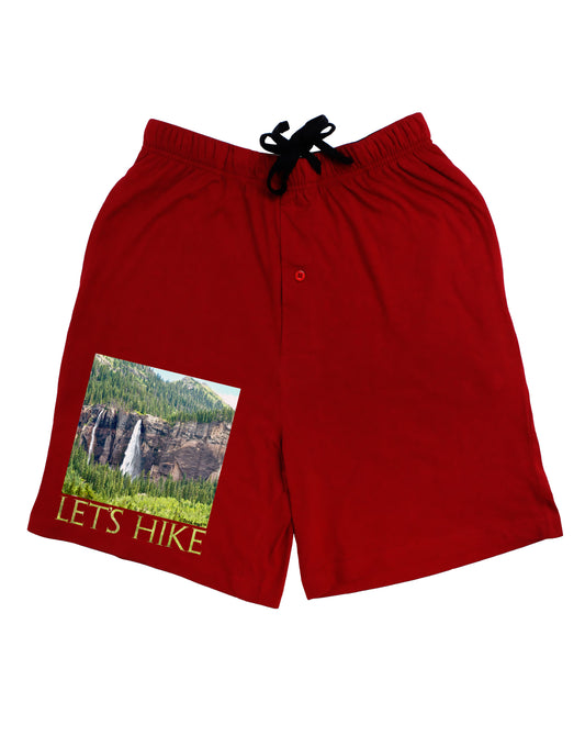 Beautiful Cliffs - Lets Hike Adult Lounge Shorts by-Lounge Shorts-TooLoud-Red-Small-Davson Sales