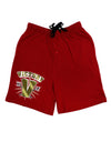 Victory V Adult Lounge Shorts-Lounge Shorts-TooLoud-Red-Small-Davson Sales