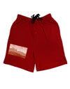 Red Planet Landscape Adult Lounge Shorts-Lounge Shorts-TooLoud-Red-Small-Davson Sales