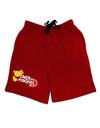 Cute Chick Magnet Design Adult Lounge Shorts - Red or Black by TooLoud-Lounge Shorts-TooLoud-Black-Small-Davson Sales