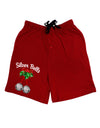 Silver Bells Adult Lounge Shorts by-Lounge Shorts-TooLoud-Red-Small-Davson Sales