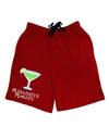 Margarita Monday Design - Pop Culture Adult Lounge Shorts - Red or Black by TooLoud-Lounge Shorts-TooLoud-Black-Small-Davson Sales