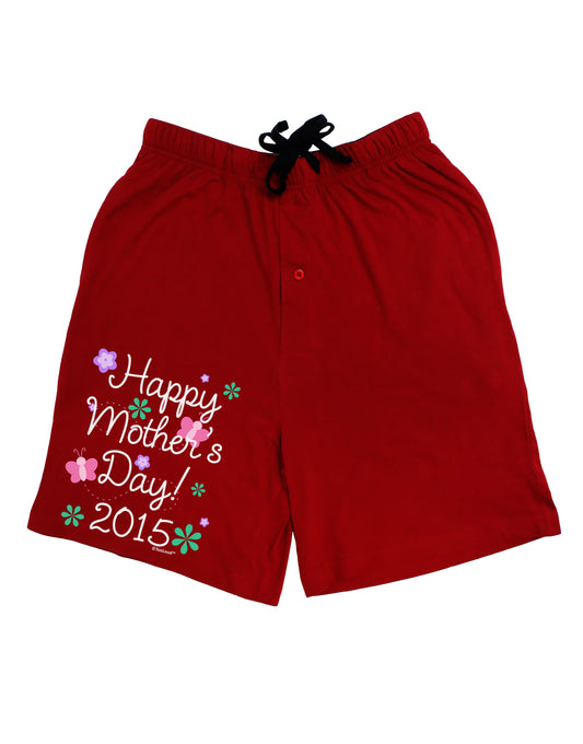 Happy Mother's Day (CURRENT YEAR) Adult Lounge Shorts by TooLoud-Lounge Shorts-TooLoud-Black-Small-Davson Sales