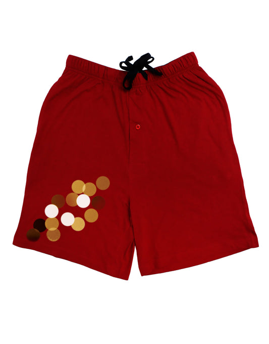 Inverted Bokeh Adult Lounge Shorts by-Lounge Shorts-TooLoud-Red-Small-Davson Sales