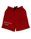 Naughty or Nice Christmas - Naughty Adult Lounge Shorts - Red or Black-Lounge Shorts-TooLoud-Red-Small-Davson Sales