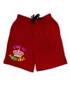 King Of Mardi Gras Adult Lounge Shorts-Lounge Shorts-TooLoud-Red-Small-Davson Sales