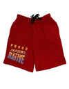 Proud Arizona Native Adult Lounge Shorts-Lounge Shorts-TooLoud-Red-Small-Davson Sales