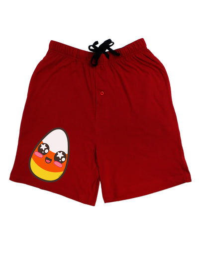 Cute Boy Child Candy Corn Family Halloween Adult Lounge Shorts - Red or Black by TooLoud-TooLoud-Red-Small-Davson Sales