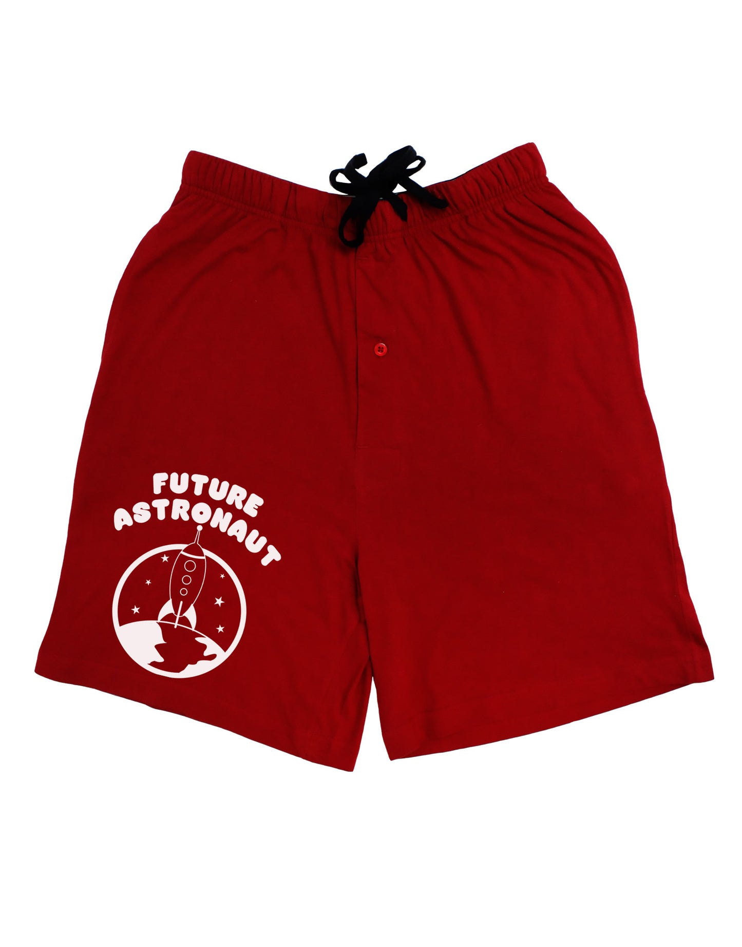 Future Astronaut Adult Lounge Shorts-Lounge Shorts-TooLoud-Red-Small-Davson Sales