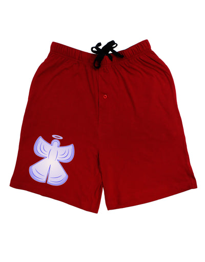 Snow Angel Design - Winter Adult Lounge Shorts - Red or Black-Lounge Shorts-TooLoud-Red-Small-Davson Sales