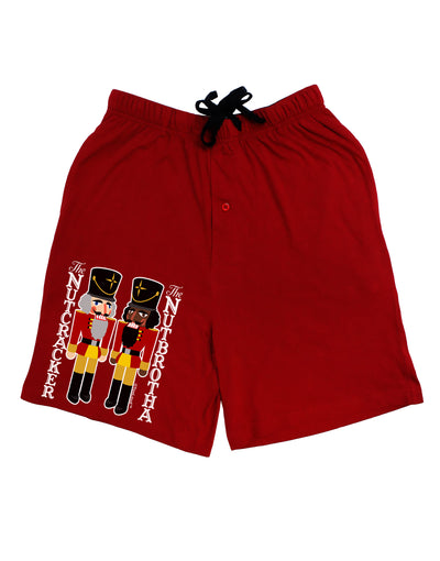 The Nutcracker and Nutbrotha Adult Lounge Shorts by-Lounge Shorts-TooLoud-Red-Small-Davson Sales