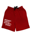 Whiskey Tango Foxtrot WTF Adult Lounge Shorts-Lounge Shorts-TooLoud-Red-Small-Davson Sales