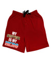 My Sister is My Hero - Armed Forces Adult Lounge Shorts by TooLoud-Lounge Shorts-TooLoud-Black-Small-Davson Sales