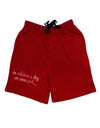 On Valentine's Day We Wear Pink Adult Lounge Shorts - Red or Black by TooLoud-Lounge Shorts-TooLoud-Black-Small-Davson Sales